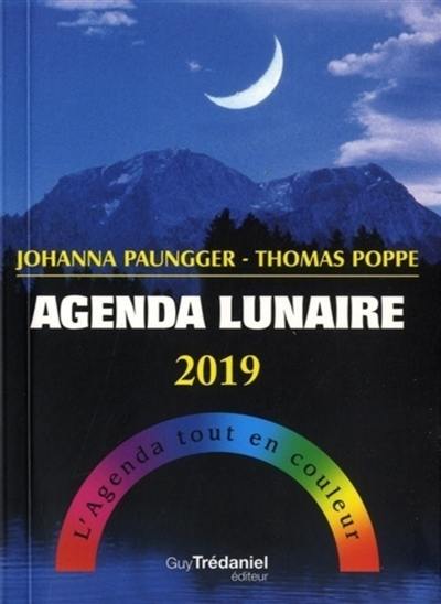 Agenda lunaire 2019 : l'agenda tout en couleur