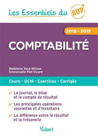Comptabilité : cours, QCM, exercices, corrigés : 2018-2019