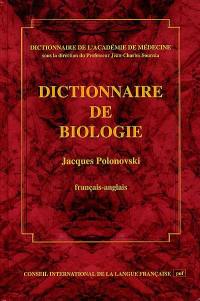 Dictionnaire de biologie : français-anglais