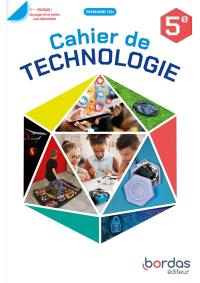 Cahier de technologie 5e : programme 2024