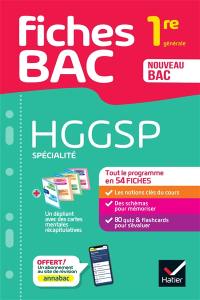 HGGSP spécialité, 1re générale : nouveau bac