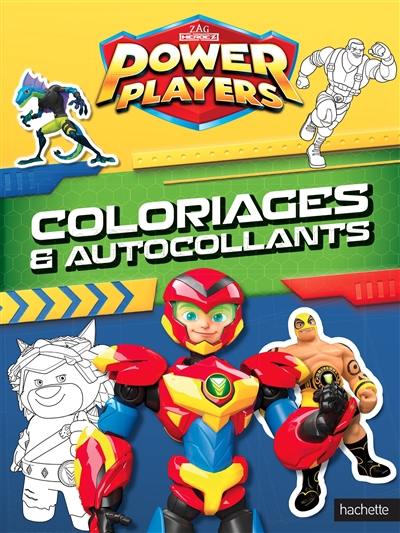 Power Players : coloriages et autocollants