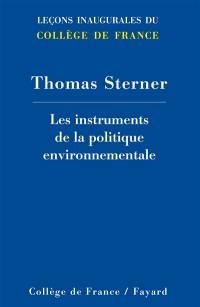 Les instruments de la politique environnementale