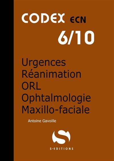 Urgences, réanimation, ORL, ophtalmologie, maxillo-faciale