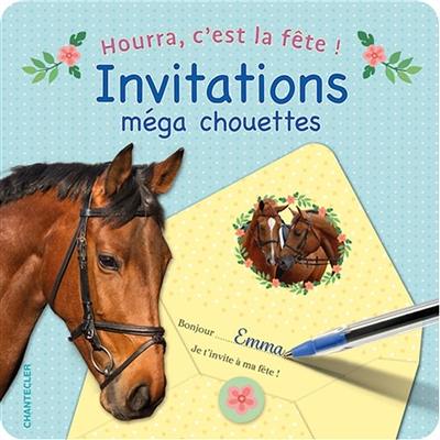 Invitations méga chouettes : chevaux