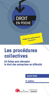 Les procédures collectives : 22 fiches pour décrypter le droit des entreprises en difficulté
