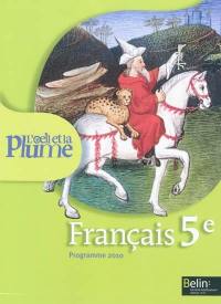 Français 5e : programme 2010