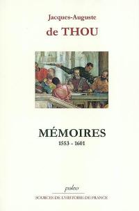 Mémoires : 1553-1601