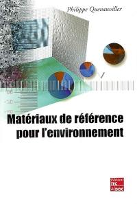 Matériaux de référence pour l'environnement