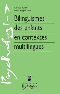 Bilinguismes des enfants en contextes multilingues