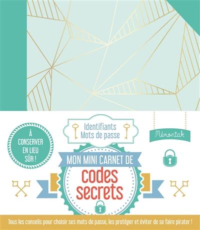 Mon mini-carnet de codes secrets