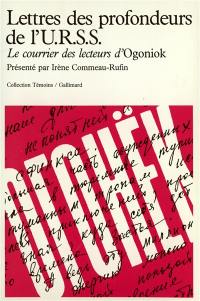 Lettres des profondeurs de l'URSS : le courrier des lecteurs d'Ogoniok, 1987-1989