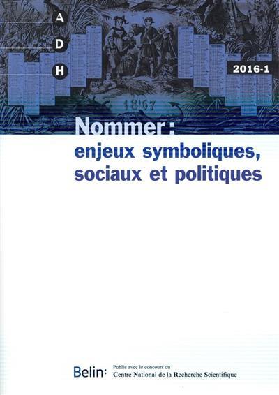 Annales de démographie historique, n° 1 (2016)