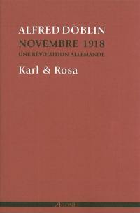 Novembre 1918 : une révolution allemande. Vol. 4. Karl & Rosa