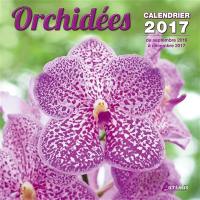 Orchidées : calendrier 2017 : de septembre 2016 à décembre 2017
