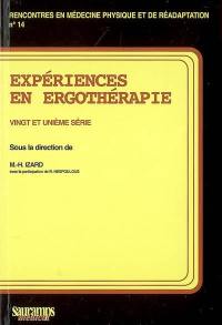 Expériences en ergothérapie. Vol. 21