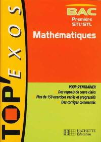 Mathématiques, bac 1re STI-STL