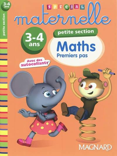 Maths petite section, 3-4 ans : premiers pas