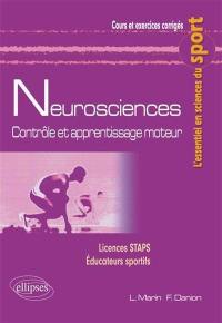 Neurosciences : contrôle et apprentissage moteur