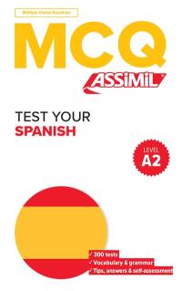 Test your Spanish, level A2 : MCQ, multiple-choice questions