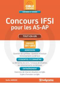 Concours IFSI pour les AS-AP : concours 2017-2018