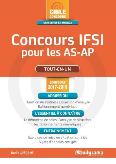 Concours IFSI pour les AS-AP : concours 2017-2018