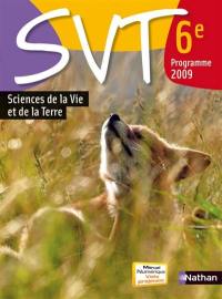 Sciences de la vie et de la Terre 6e : programme 2009