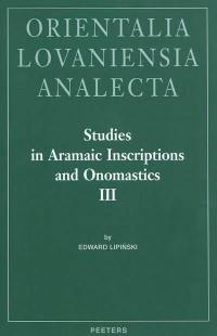 Studies in Aramaic inscriptions and onomastics. Vol. 3. Ma'lana