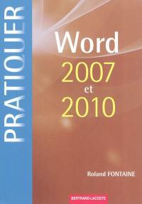 Word 2007 et 2010 sous Windows