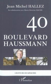 40, boulevard Haussmann