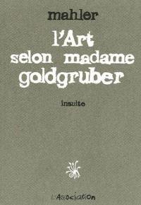 L'art selon madame Goldgruber : insulte