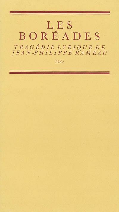 Les Boréades : tragédie lyrique de Jean-Philippe Rameau