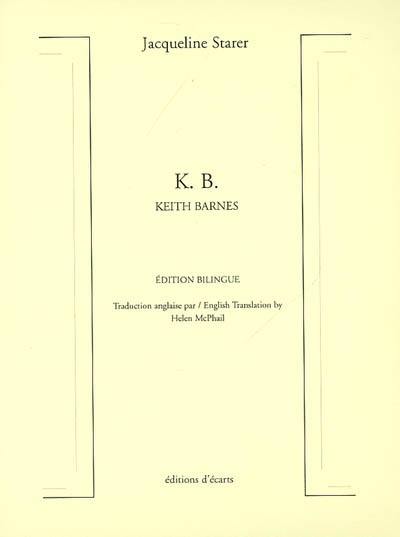 K. B. : Keith Barnes