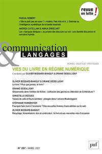 Communication & langages, n° 207. Vies du livre en régime numérique