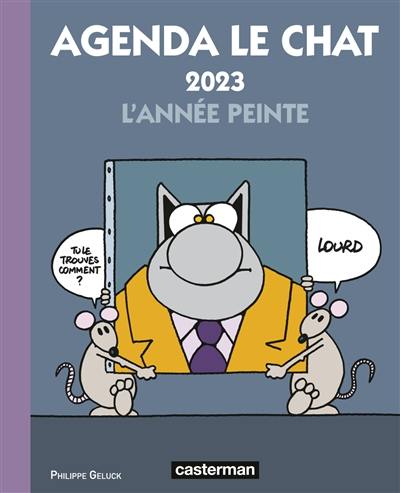 Agenda Le Chat 2023 : l'année peinte