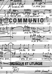 Communio, n° 150. Musique et liturgie