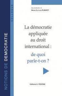 La démocratie appliquée au droit international : de quoi parle-t-on ?