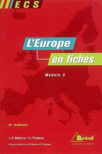 L'Europe en fiches : ECS, module 3