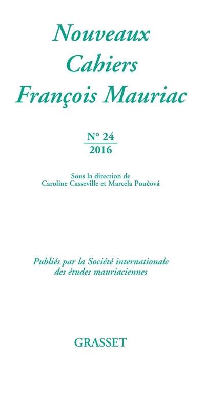 Nouveaux cahiers François Mauriac, n° 24