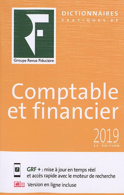 Comptable et financier : 2019
