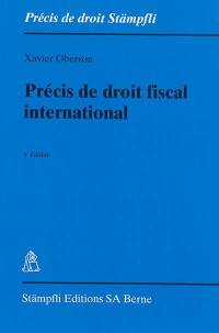 Précis de droit fiscal international