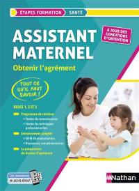 Assistant maternel : obtenir l'agrément : blocs 1, 2 et 3