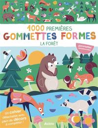 1.000 premières gommettes formes : la forêt