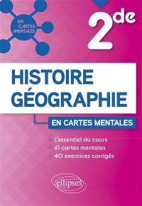 Histoire géographie 2de en cartes mentales