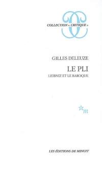 Le pli : Leibniz et le baroque