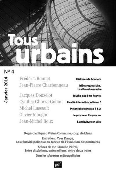 Tous urbains, n° 4 (2013)