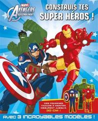 Avengers rassemblement : construis tes super-héros : avec 3 incroyables modèles !