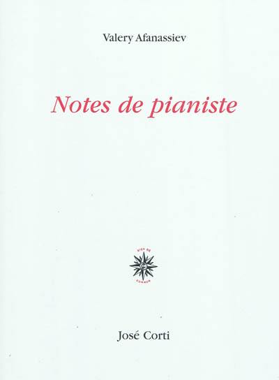 Notes de pianiste