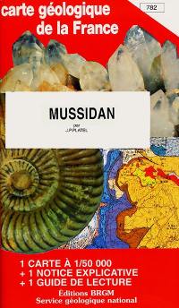Mussidan : carte géologique de la France à 1/50 000, 782