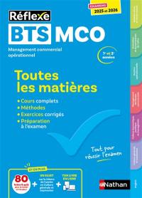 BTS MCO management commercial opérationnel, 1re et 2e années : toutes les matières : examens 2025 et 2026